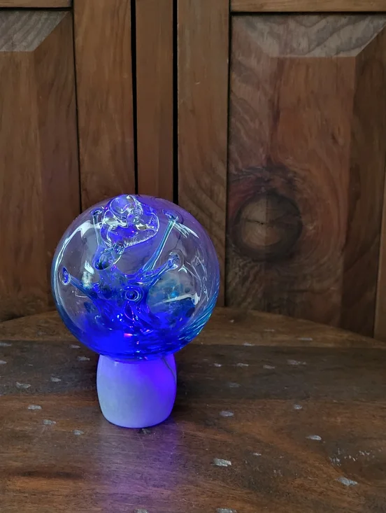 Handblown Glass Tree Of Life Orb - Picture 5 of 16